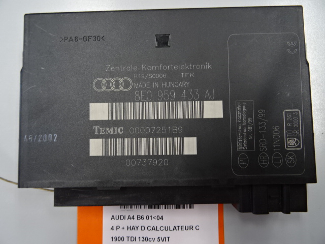 MODULE Audi A4 11/00 - 10/04