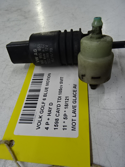 MOTOR RUITENWASSERS VOOR Vw GOLF VI 11/08 - 13