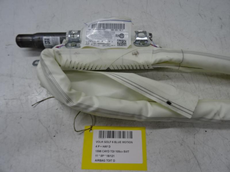 ROOF CURTAIN AIRBAG RIGHT Vw GOLF VI 11/08 - 13