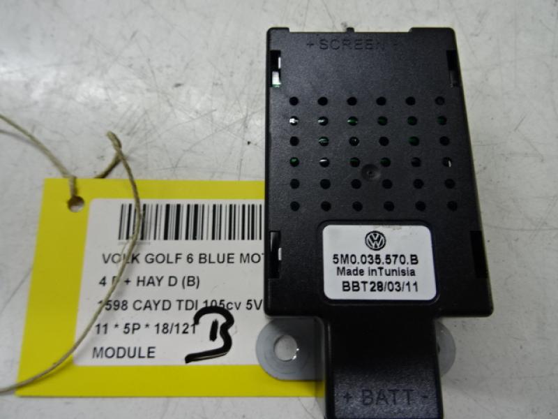 MODULE Vw GOLF VI 11/08 - 13
