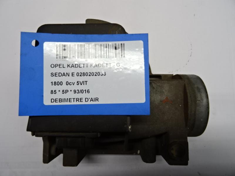 DEBIMETRE D'AIR Opel KADETT E 9/84>93