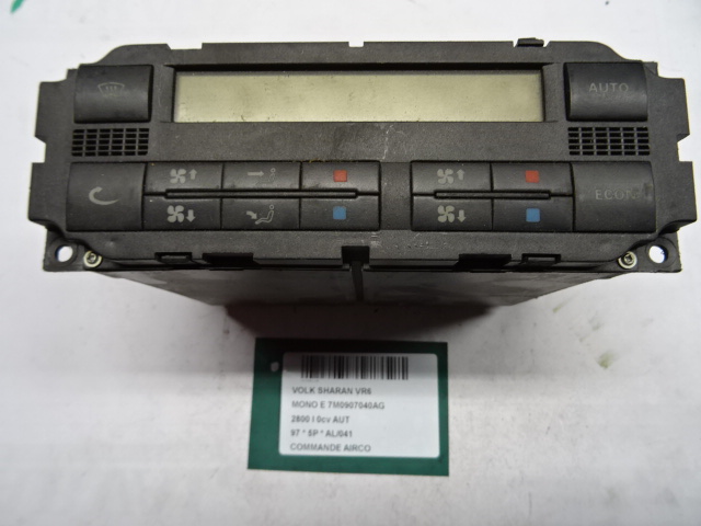 BEDIENINGSPANEEL AIRCO Vw SHARAN (1) 95 - 4/00