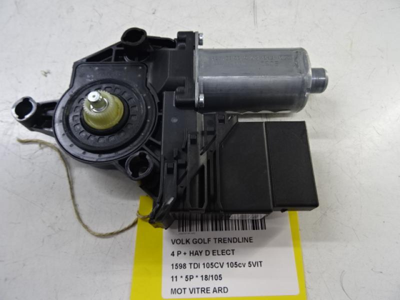 MOTEUR DE VITRE DE PORTE ARRIERE DROITE Vw GOLF VI 11/08 - 13