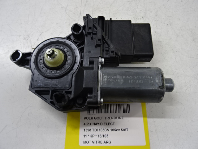 MOTEUR DE VITRE DE PORTE ARRIERE GAUCHE Vw GOLF VI 11/08 - 13