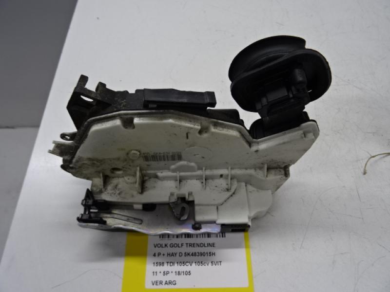VERGRENDELING ACHTER LINKS Vw GOLF VI 11/08 - 13