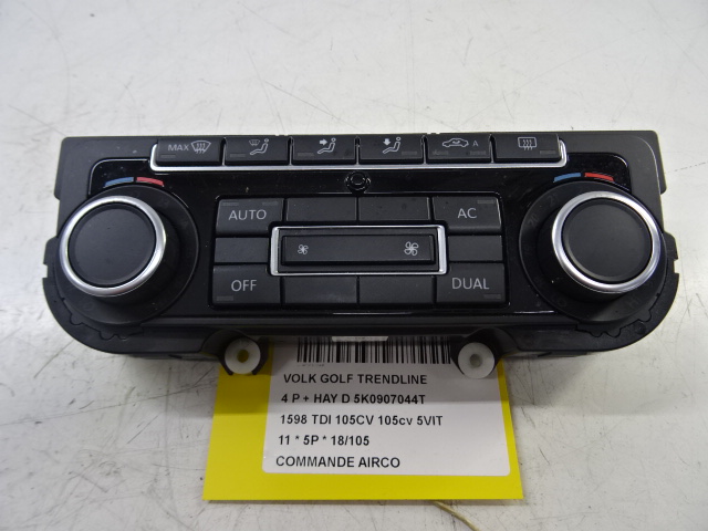 BEDIENINGSPANEEL AIRCO Vw GOLF VI 11/08 - 13