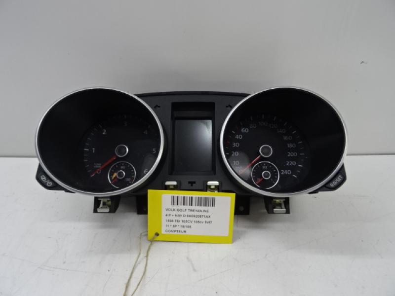 COMPTEUR Vw GOLF VI 11/08 - 13