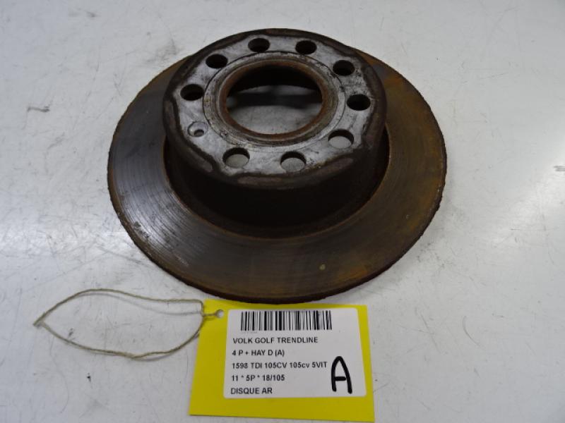 DISQUE ARRIERE Vw GOLF VI 11/08 - 13