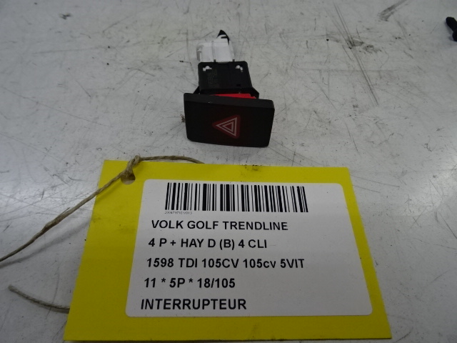 SCHAKELAAR Vw GOLF VI 11/08 - 13