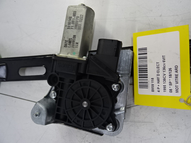 MOTOR RUITMECHANISME ACHTER RECHTS Bmw 1 E81/87 4/07 - 12