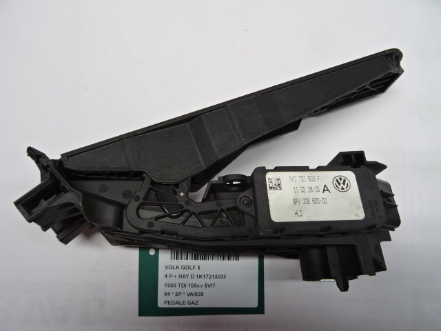 GASPEDAAL Vw GOLF V 11/03 - 08