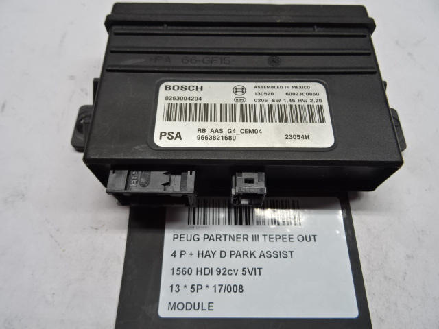 MODULE Peugeot PARTNER 08 - 18
