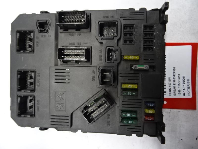 BOITIER BSI Peugeot 407 5/2004+