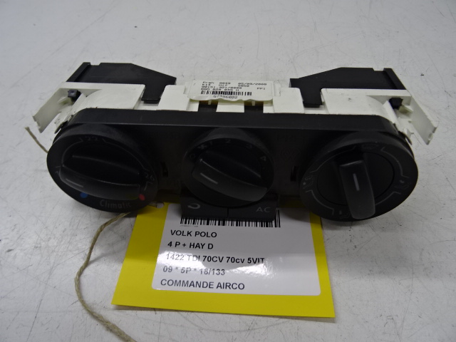 COMMANDE D&#039;AIRCO Vw POLO (9N3) 5/05 - 5/09