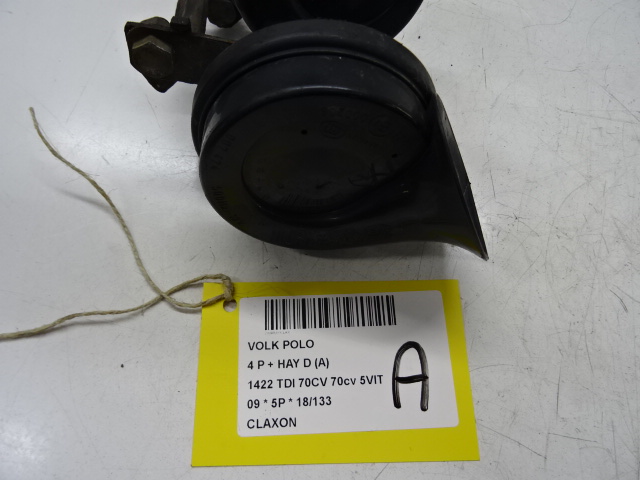 CLAXON Vw POLO (9N3) 5/05 - 5/09