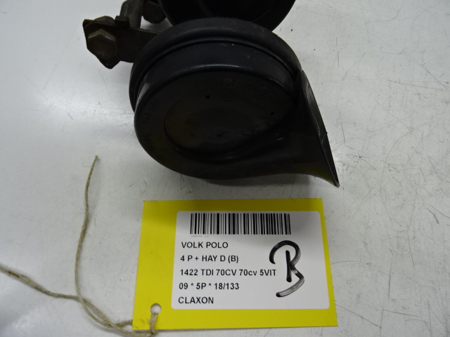 CLAXON Vw POLO (9N3) 5/05 - 5/09