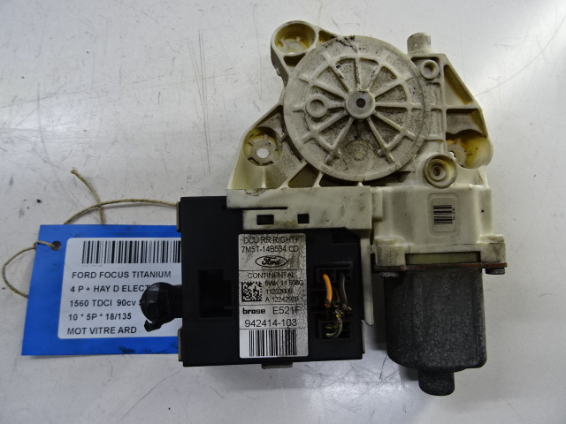 MOTOR RUITMECHANISME ACHTER RECHTS Ford FOCUS (3) 08 - 02/11