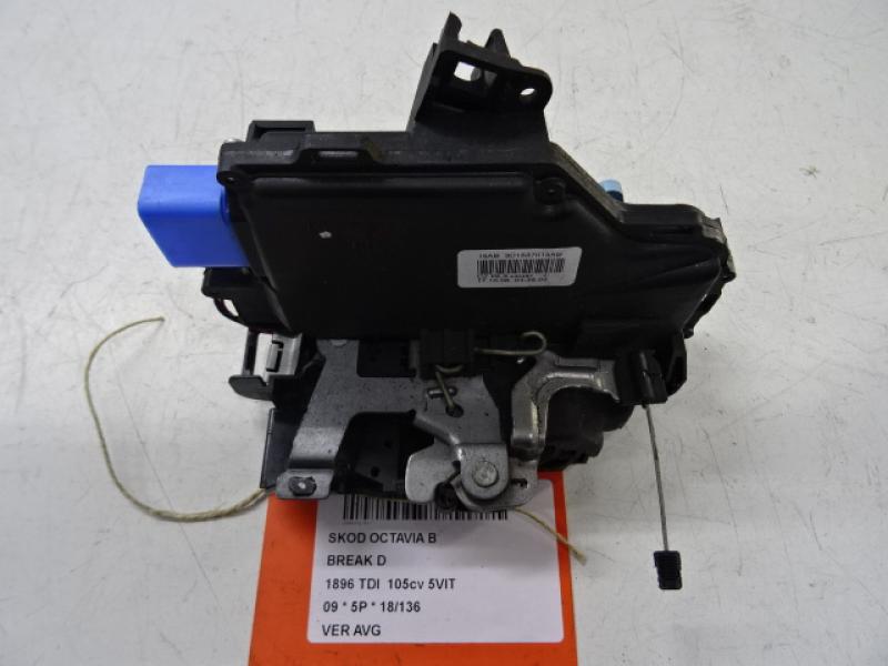 VERGRENDELING VOOR LINKS Skoda OCTAVIA (1Z) 09 - 13
