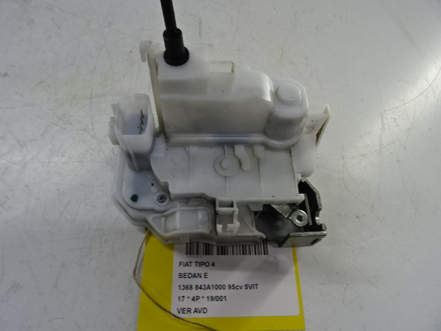 VERROUILLAGE DE PORTE AVANT DROITE Fiat TIPO 10/15 &gt; 20