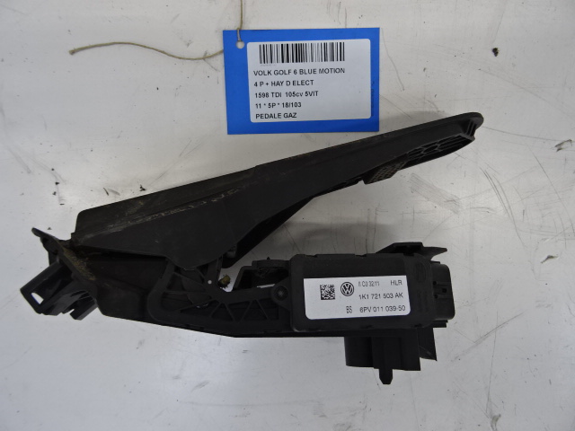 GASPEDAAL Vw GOLF VI 11/08 - 13