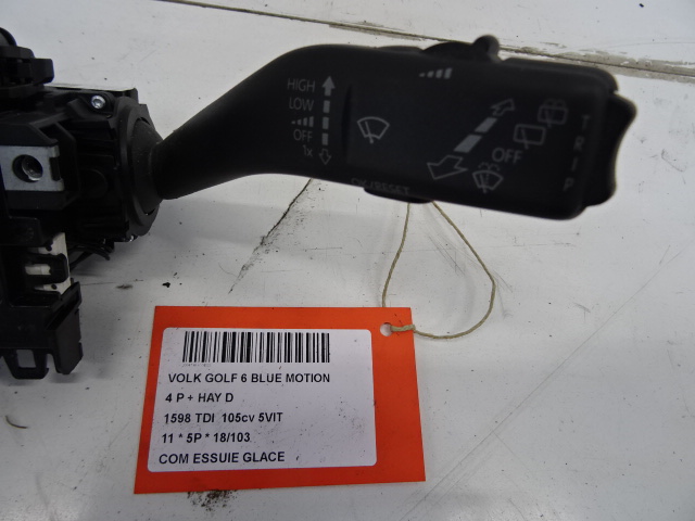 WINDSHIELD WIPER SWITCH Vw GOLF VI 11/08 - 13