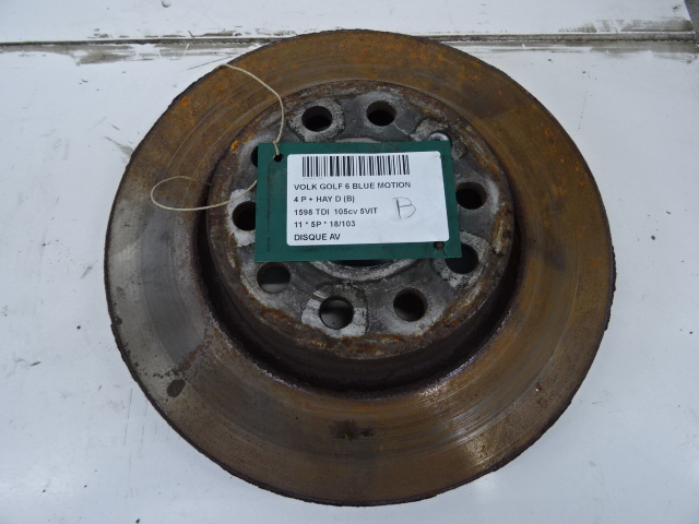 DISQUE AVANT Vw GOLF VI 11/08 - 13