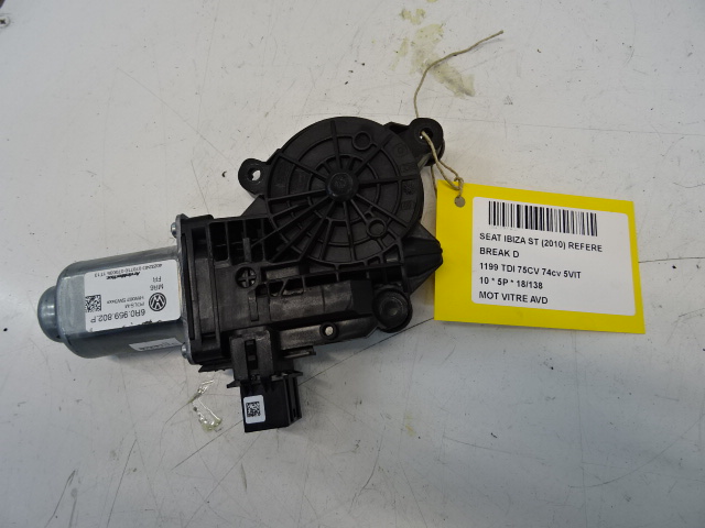 MOTEUR DE VITRE DE PORTE AVANT DROITE Seat IBIZA MK4 (6J) 08 - 12