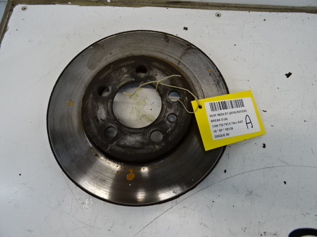 REMSCHIJF VOOR Seat IBIZA MK4 (6J) 08 - 12