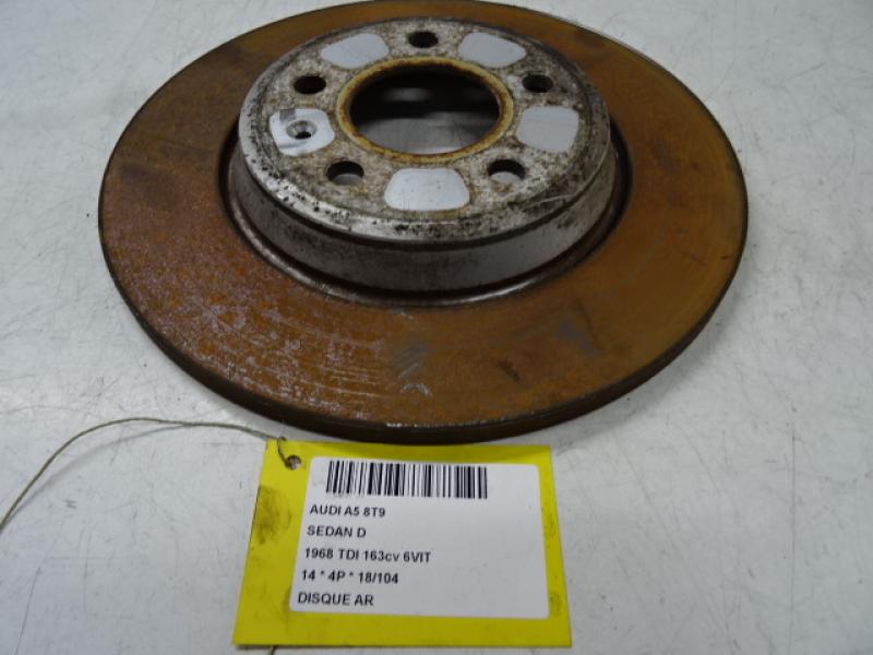 REMSCHIJF ACHTER Audi A5 (2) 8/11 - 16