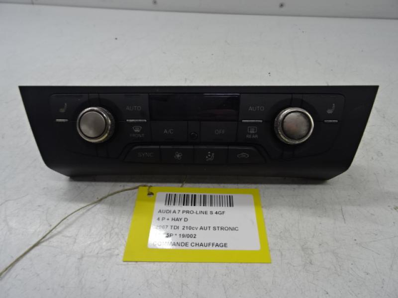 COMMANDE DE CHAUFFAGE Audi A7 11/10 - 17
