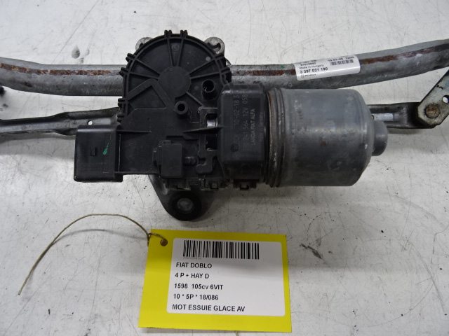 MOTOR RUITENWISSERS VOOR Fiat DOBLO 10 - 15