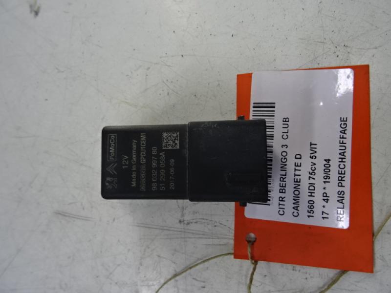 VORGLÜHRELAIS Citroen BERLINGO 08 - 18