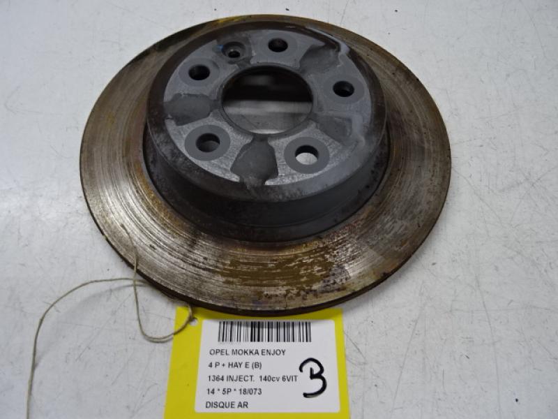 BREMSSCHEIBE HINTEN Opel MOKKA 6/12 - 16