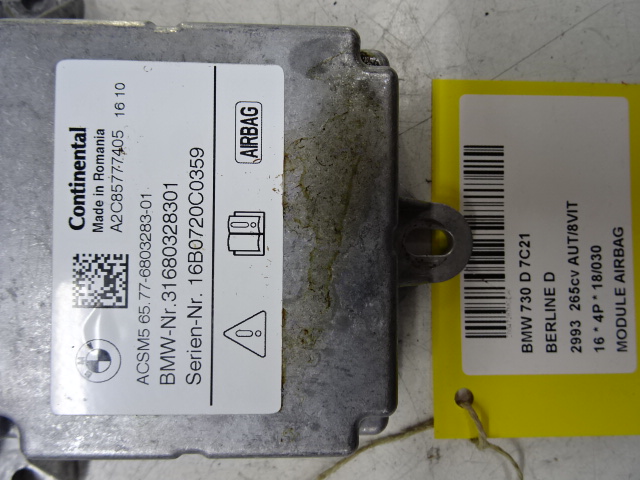 MODULE D&#039;AIRBAG Bmw 7 G11/G12 09/15+