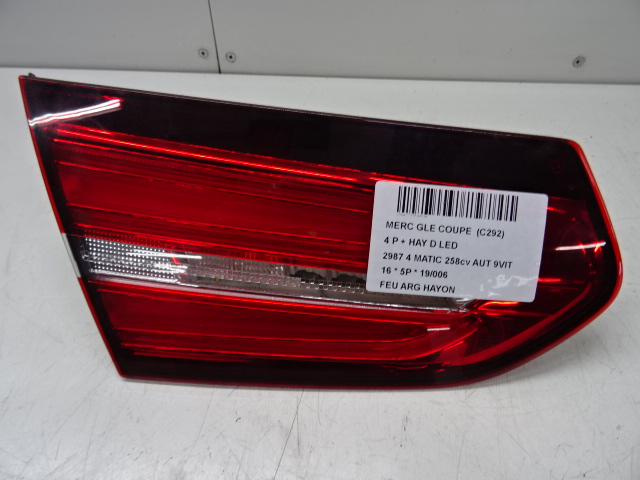 FEU ARRIERE GAUCHE DE HAYON Mercedes-Benz GLE W166/C292 15 - 19