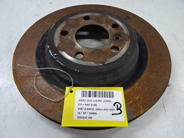 REMSCHIJF ACHTER Mercedes-Benz GLE W166/C292 15 - 19