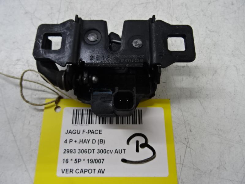 VERROUILLAGE DE CAPOT AVANT Jaguar F-PACE 06/16+