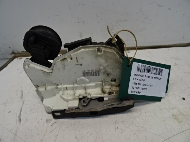 VERGRENDELING ACHTER RECHTS Vw GOLF VI 11/08 - 13