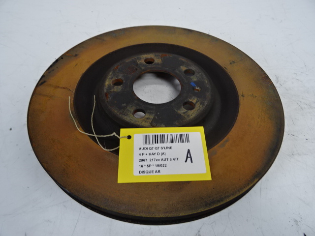 REMSCHIJF ACHTER Audi Q7 (2) 04/15+