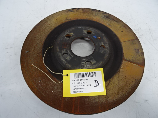 REMSCHIJF ACHTER Audi Q7 (2) 04/15+