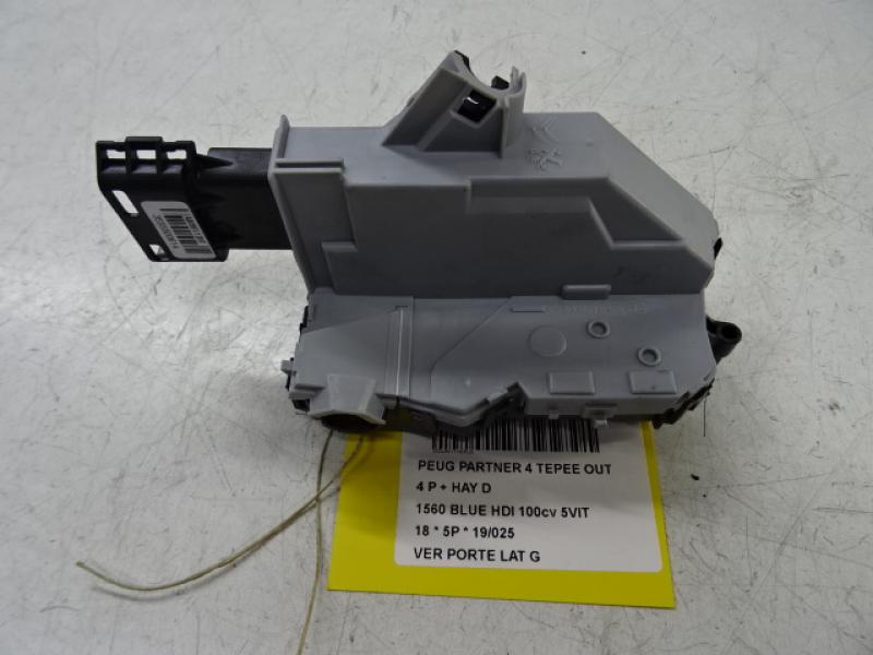 VERROUILLAGE DE PORTE LATERALE GAUCHE Peugeot PARTNER 08 - 18