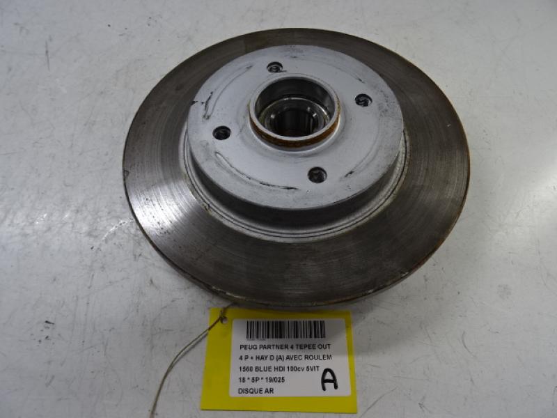DISQUE ARRIERE Peugeot PARTNER 08 - 18