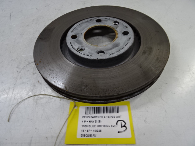 DISQUE AVANT Peugeot PARTNER 08 - 18