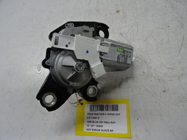 RUITENWISSERMOTOR ACHTER Peugeot PARTNER 08 - 18