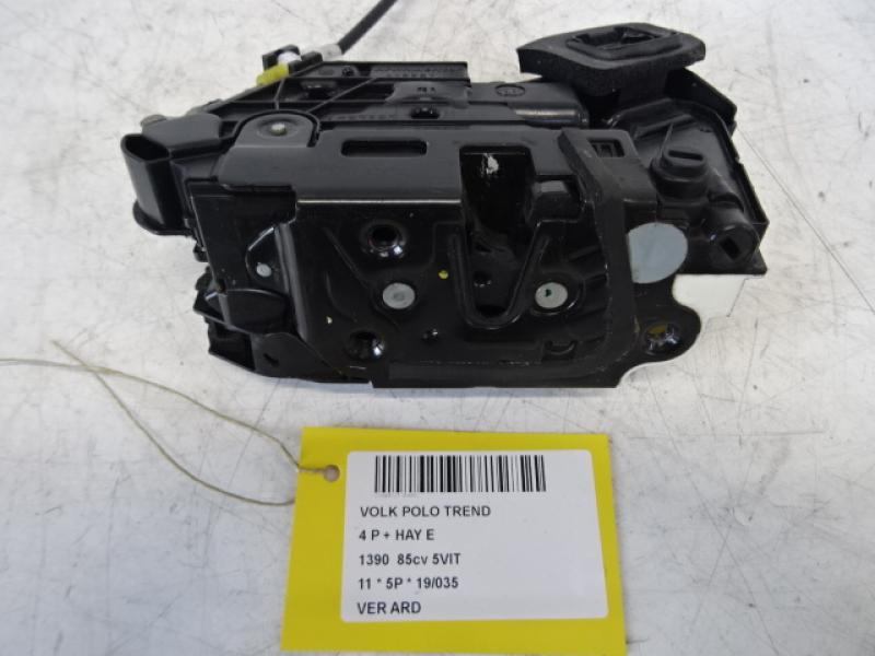 VERGRENDELING ACHTER RECHTS Vw POLO (6R) 6/09 - 4/14