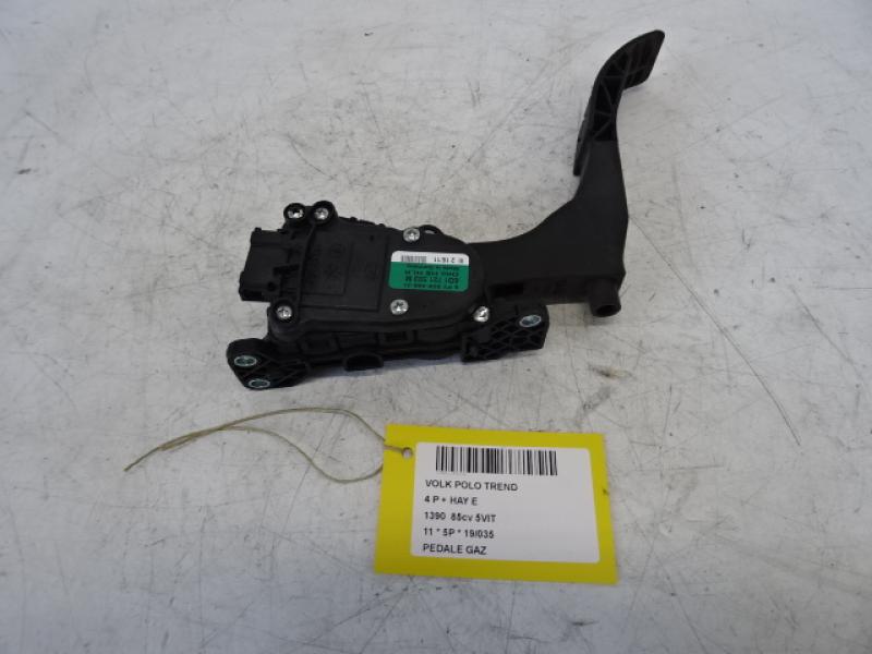 PEDALE DE GAZ Vw POLO (6R) 6/09 - 4/14