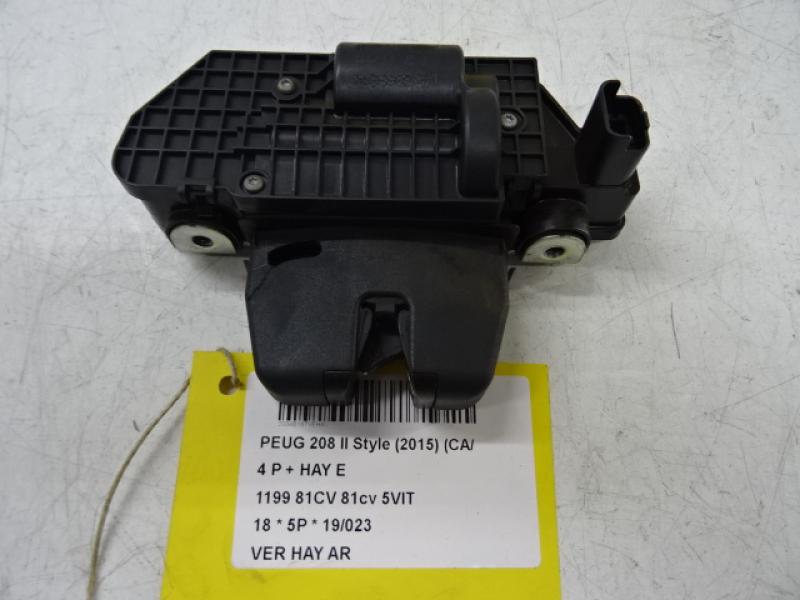 VERROUILLAGE DE HAYON ARRIERE Peugeot 208 8/15 - 20