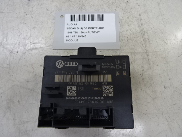 MODULE Audi A4 08 - 2/12