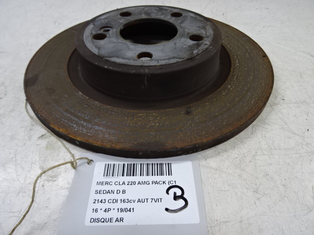 REMSCHIJF ACHTER Mercedes-Benz CLA C117/X117 13 - 19