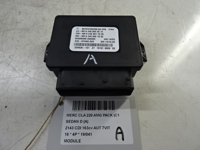 MODULE Mercedes-Benz CLA C117/X117 13 - 19